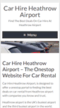 Mobile Screenshot of carhireheathrowairport.com